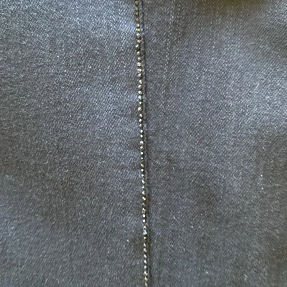 NYDJ black with studding on the side . - Picture 5 of 6